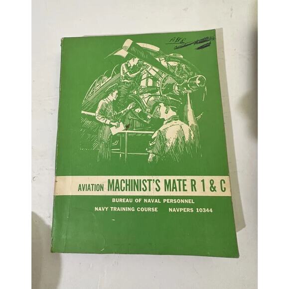 vintage‎ Navy Aviation Machinist’s Books Damage training manual 1960’s Lot Of 5 - Picture 8 of 11